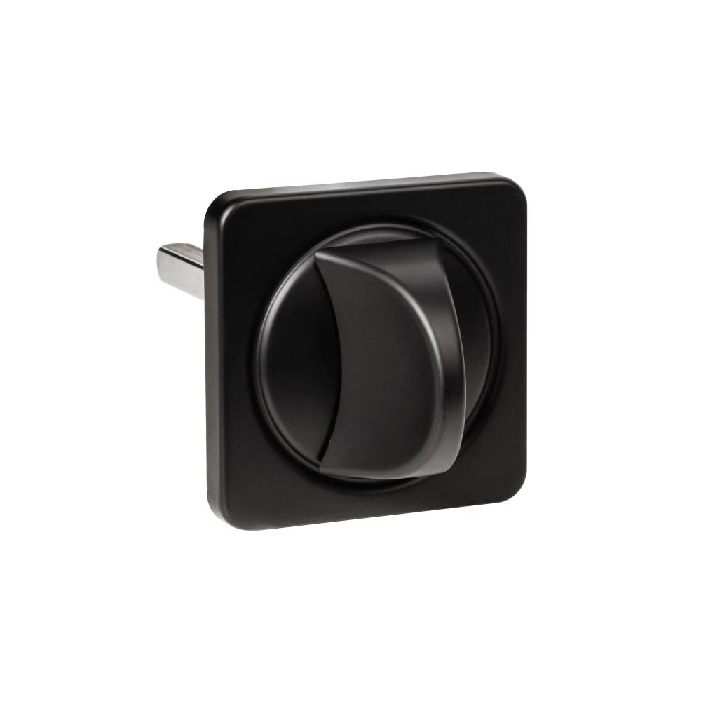 Фото Ручка поворотная BKW8x75.K.MSC62 BL-24 черный ПЛАСТИК